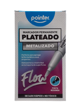 MARCADOR POINTER MK-5118-SV PLATEADO